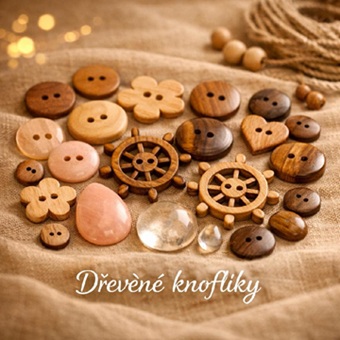 Dřevěné knoflíky