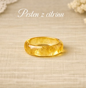 Prsten z citrínu