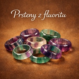 Prsteny z fluoritu