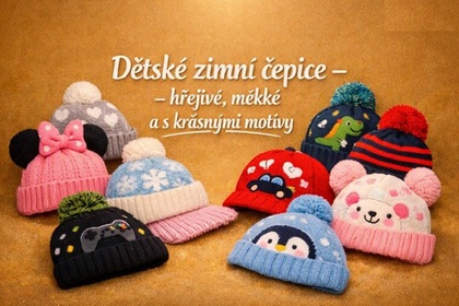 Dětské zimní čepice