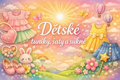 Dětské tuniky, šaty a sukně
