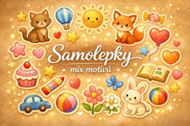 Samolepky – mix motivů