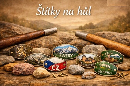 Štítky na hůl