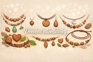 Dřevěné náhrdelníky