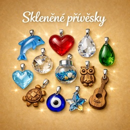 Skleněné přívěsky