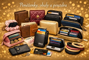 Peněženky, obaly 