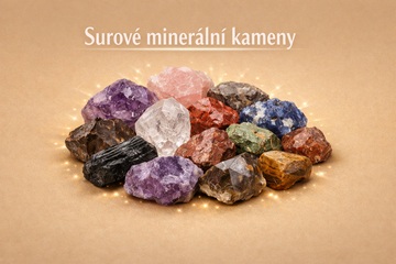 Surové minerální kameny