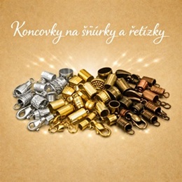 Konce na šňůrky, řetízky