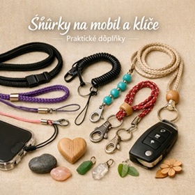 Šňůrky na mobil a klíče