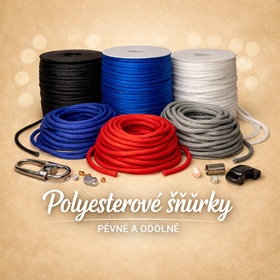 Polyesterové šňůrky