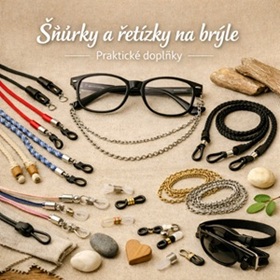 Šňůrky a řetízky na brýle