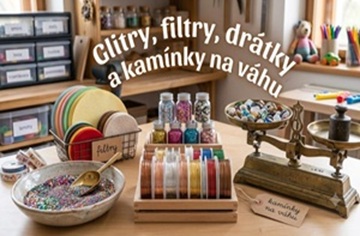 Glitry, drátky, kamínky 