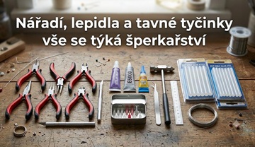 Nářadí, lepidla, tyčinky