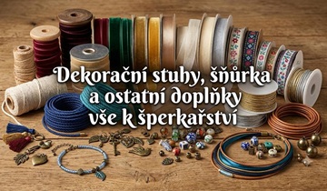 Dekorační stuhy, šňůrky