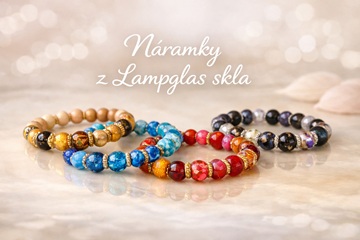 Náramky z Lampglas skla
