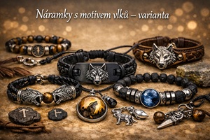 Náramky s motivem vlků