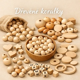Dřevěné korálky
