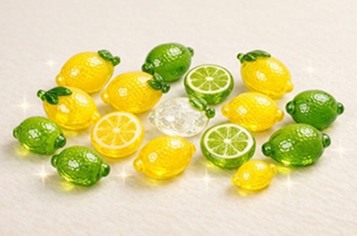 Korálky citron