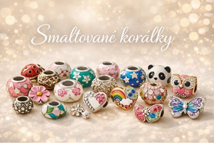 Smaltované korálky