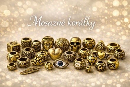 Mosazné korálky