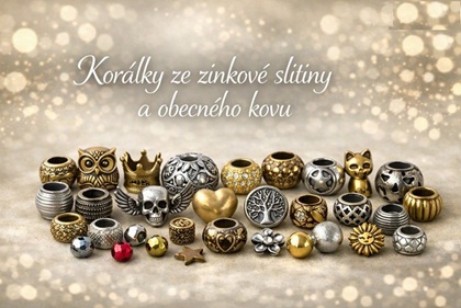 Korálky – slitina a kov