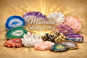 Minerální plátky a řezy