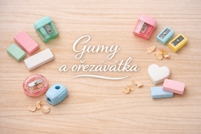 Gumy a ořezávátka