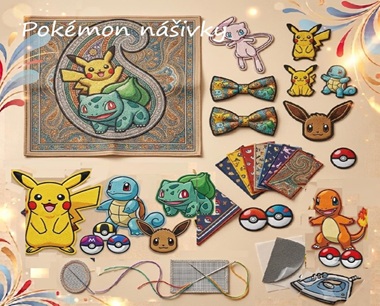 Pokémon nášivky