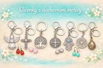 Klíčenky s duchovními motivy