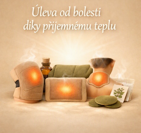 Úleva od bolesti díky příjemnému teplu