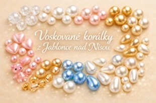 Voskované korálky z Jablonce nad Nisou