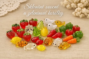 Korálky ovoce, zelenina