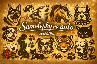 Samolepky na auto – zvířátka
