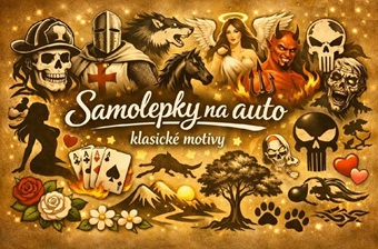 Samolepky na auto – klasické motivy