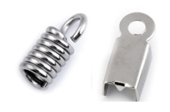 Koncovky na šňůrky, řetízky a stuhy