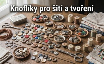 Knoflíky pro šití a tvoření