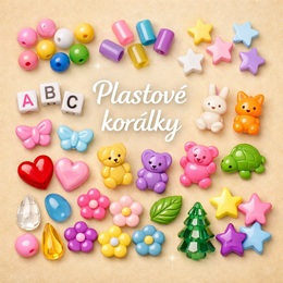 Plastové korálky