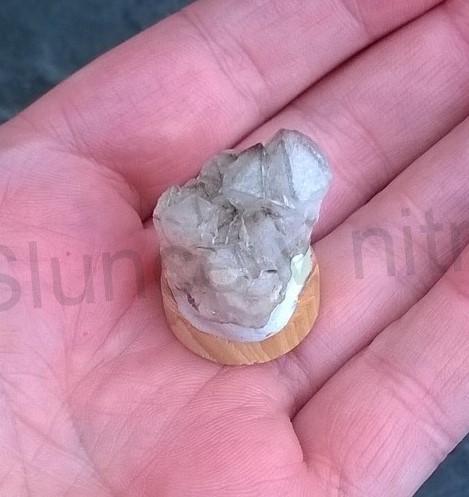 Křemenová drúza přecházející do záhnědy 12g (Česká Republika) (X1663)