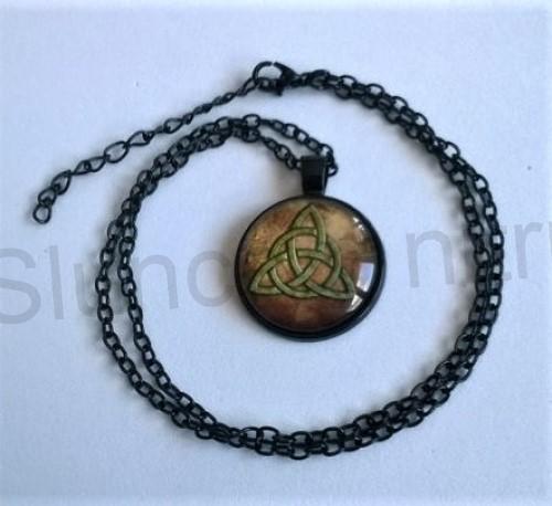 Náhrdelník s přívěškem Triquetra a zvěrokruh (BD739)