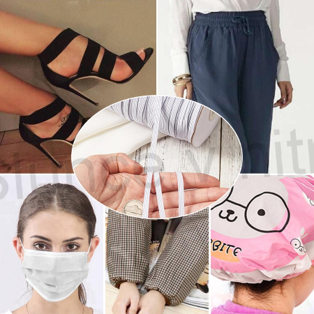 Prádlová pruženka plochá 6 mm - 180 M (N77)