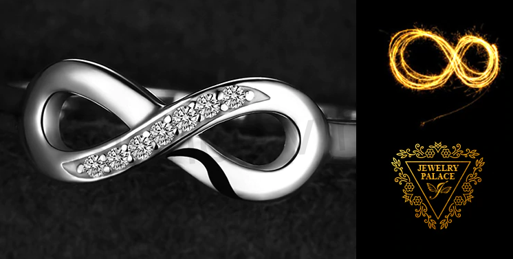 Postříbřený prsten Nekonečno (BE24)