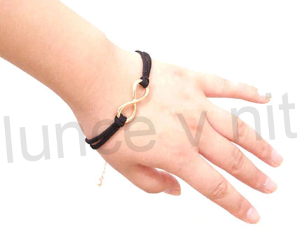 Kožený náramek Nekonečno (BC227)