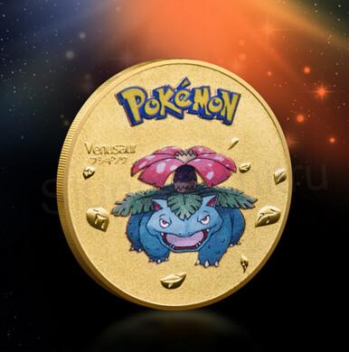 Pozlacená POKÉMON - mince - 2 (MA33)