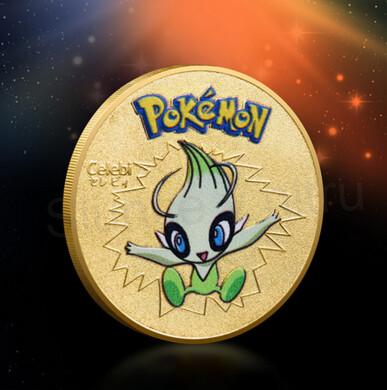 Pozlacená POKÉMON - mince - 4 (MA33)