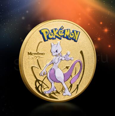 Pozlacená POKÉMON - mince - 5 (MA33)