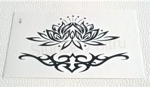 Voděodolné, dočasné tetovaní znak, vzor, symbol (E772)