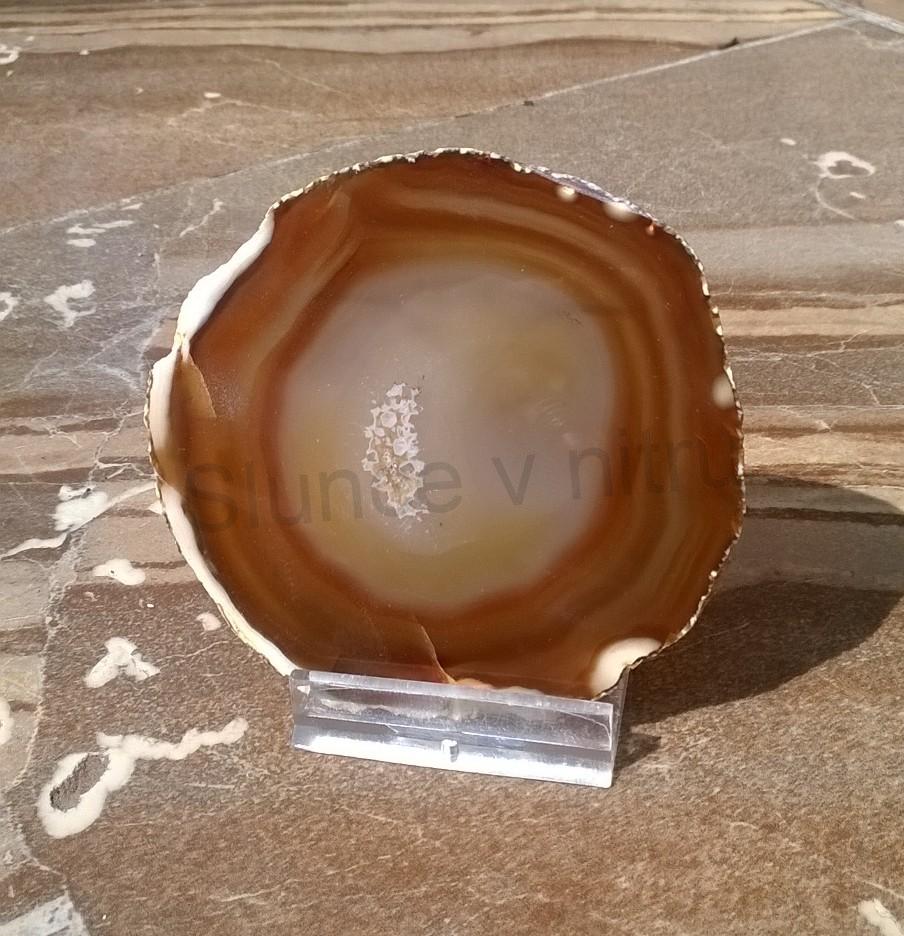 Achát plátek 40g - (Brazílie) (X1651)