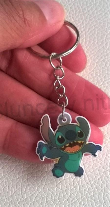 Přívěsek, klíčenka na klíče Lilo & Stitch číslo 5 (D723)