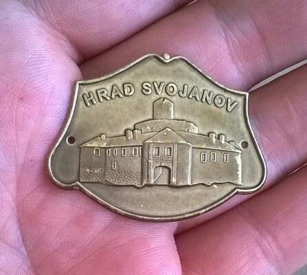 Turistický štítek na hůl - Hrad Svojanov (MB822)
