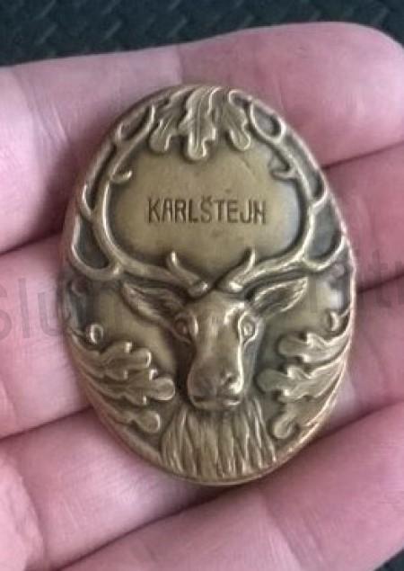 Turistický štítek na hůl - Karštejn (MB839)